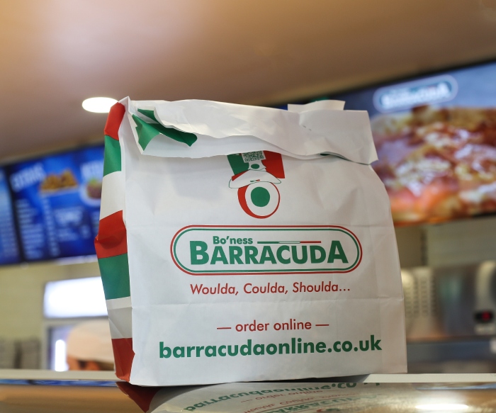 Fish and Chips Served at Barracuda Takeaway in Boness