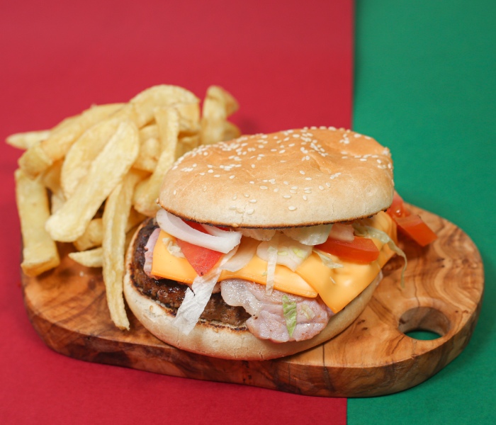 Grilled Burgers served at Barracuda Takeaway in Boness 